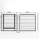 Pet Playpen, Pet Dog Fence Playground, Camping, 32" High, Heavy Duty for Small Dogs/Puppies, 12 Panel. - Supfirm