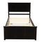 Platform Storage Bed, 2 drawers with wheels, Twin Size Frame, Espresso (New SKU:WF283062AAP) - Supfirm