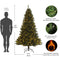 Supfirm Pre-lit Christmas Tree 7.5ft Artificial Hinged Xmas Tree with 400 Pre-strung Led Lights Foldable Stand - Supfirm