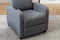 Push Recliner for the Elderly with Massage Therapy and Heat, Small Sofa Suitable for Living Room& Bed Room, Grey - Supfirm