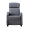 Push Recliner for the Elderly with Massage Therapy and Heat, Small Sofa Suitable for Living Room& Bed Room, Grey - Supfirm