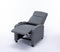 Push Recliner for the Elderly with Massage Therapy and Heat, Small Sofa Suitable for Living Room& Bed Room, Grey - Supfirm