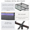 Queen Bed Frames with Storage Headboard and Drawers, LED Platform Bed Frame Queen Size, LED Upholstered Bed Frame with Charging Station, No Box Spring Needed, Easy Assembly, Grey - Supfirm