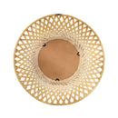 Supfirm Reed Round Bamboo Wall Decor Mirror - Supfirm