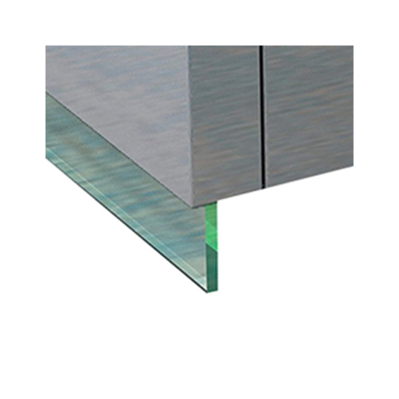 Ria Modern & Contemporary Style Built in LED Style Coffee Table in Gray color Made with Wood & Glossy Finish - Supfirm