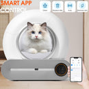 Self-Cleaning Cat Litter Box, Automatic Scooping and Odor Removal, App Control Support 2.4G WiFi, Smart Automatic Cat Litter Box with Liner - Supfirm