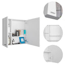 Supfirm Sines Medicine Cabinet, Four Internal Shelves, Double Door -White - Supfirm