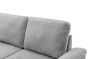 Sleeper Sectional Sofa, L-Shape Corner Couch Sofa-Bed with Storage Ottoman & Hidden Arm Storage & USB Charge for Living Room Apartment, Gray - Supfirm