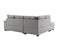 Sleeper Sectional Sofa, L-Shape Corner Couch Sofa-Bed with Storage Ottoman & Hidden Arm Storage & USB Charge for Living Room Apartment, Gray - Supfirm