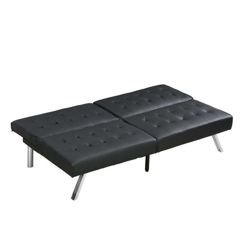 sofa bed black pvc - Supfirm