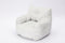 Soft Cotton Linen Fabric Bean Bag Chair Filled With Memory Sponge,Ivory - Supfirm