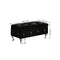 Storage Bench, Flip Top Entryway Bench Seat with Safety Hinge, Storage Chest with Padded Seat, Bed End Stool for Hallway Living Room Bedroom, Supports 250 lb, black Velet - Supfirm