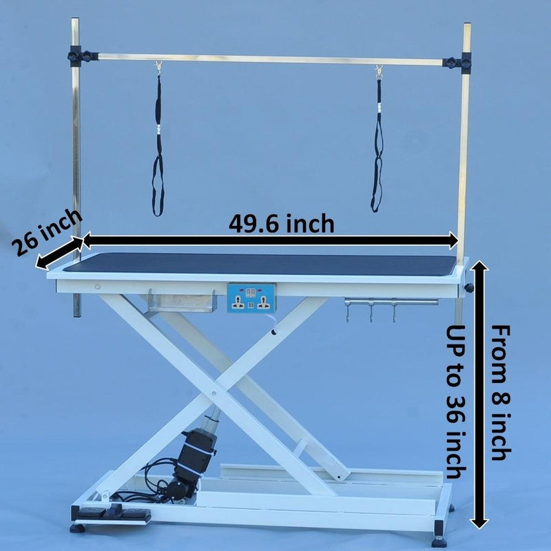 super Deluxe electric pet grooming table, 110V/220V professional groomer recommend height adjust from 8 up to 36inch - Supfirm