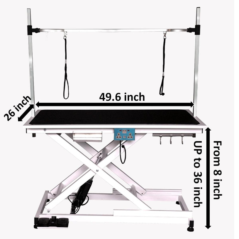 super Deluxe electric pet grooming table, 110V/220V professional groomer recommend height adjust from 8 up to 36inch - Supfirm