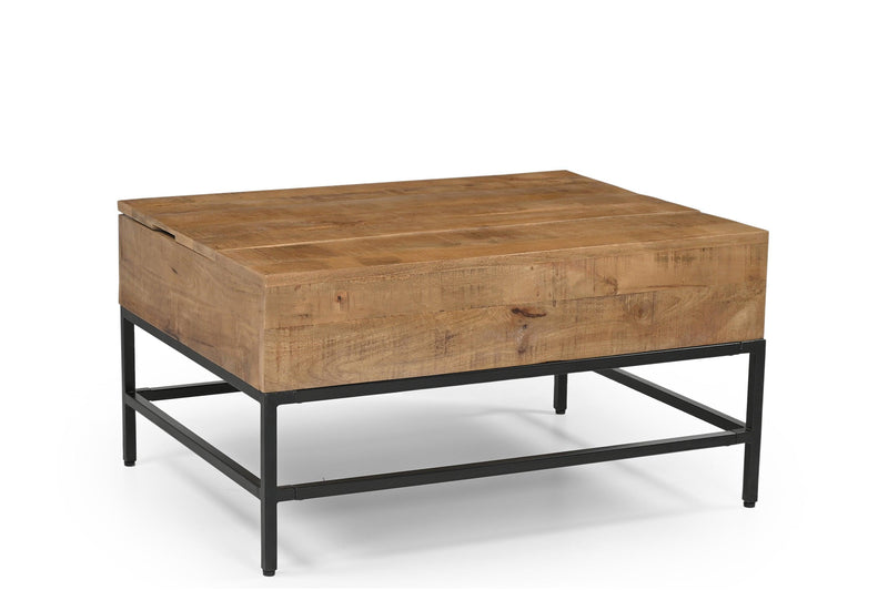 T1105-01 Natural Lift Top Coffee Table - Supfirm