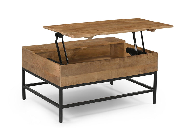 T1105-01 Natural Lift Top Coffee Table - Supfirm