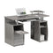 Techni Mobili Complete Computer Workstation Desk With Storage, Grey - Supfirm