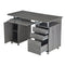 Techni Mobili Complete Workstation Computer Desk with Storage, Grey - Supfirm