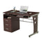 Techni Mobili Computer Desk with Ample Storage, Chocolate - Supfirm