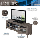 Techni Mobili Grey Driftwood TV Stand - Supfirm