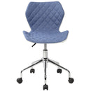 Techni Mobili Modern Height Adjustable Office Task Chair, Blue - Supfirm