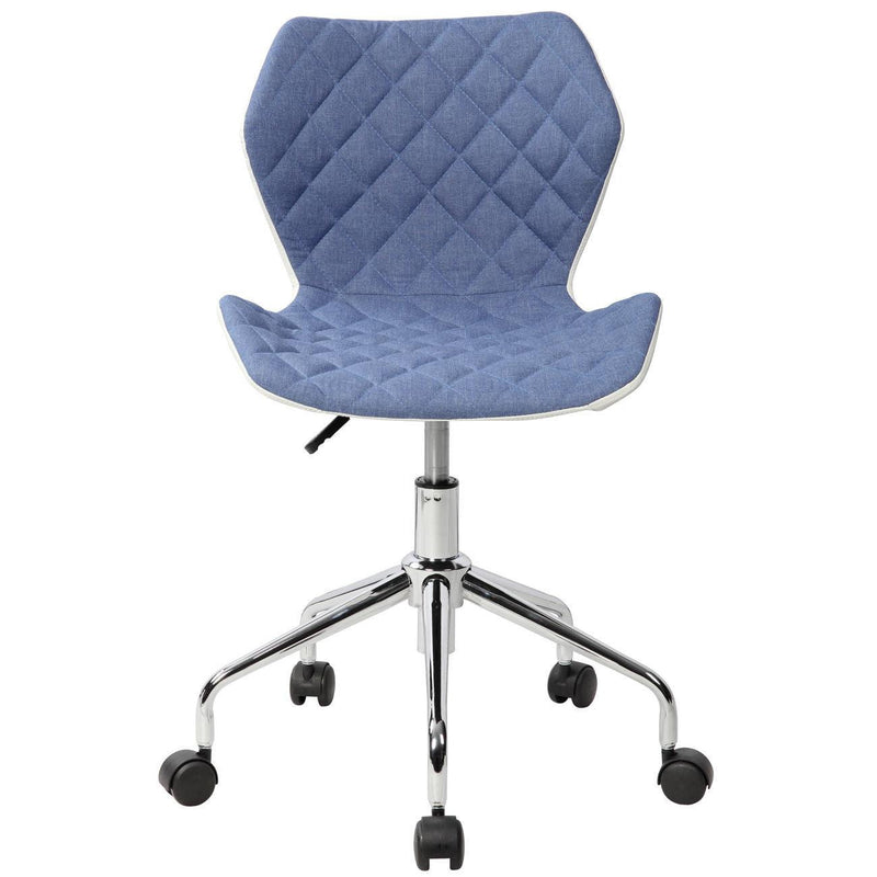 Techni Mobili Modern Height Adjustable Office Task Chair, Blue - Supfirm