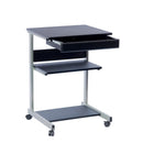 Techni Mobili Rolling Laptop Cart with Storage, Graphite - Supfirm