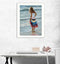 Supfirm "The Striped Skirt" By Georgia Janisse, Printed Wall Art, Ready To Hang Framed Poster, White Frame - Supfirm