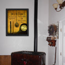 Supfirm "Time" By Billy Jacobs, Printed Wall Art, Ready To Hang Framed Poster, Black Frame - Supfirm