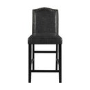 TOPMAX 5 Piece Dining Set with Matching Chairs and Bottom Shelf for Dining Room, Black Chair+Black Table - Supfirm