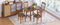 TOPMAX 5-Piece Wood Square Drop Leaf Breakfast Nook Extendable Dining Table Set with 4 Ladder Back Chairs for Small Places, Brown - Supfirm