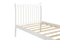 TOPMAX Platform Bed Frame Mattress Foundation with Wood Slat Support, Twin (White), Common - Supfirm