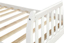 TOPMAX Platform Bed Frame Mattress Foundation with Wood Slat Support, Twin (White), Common - Supfirm