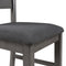 TREXM Dining Room Table and Chairs with Bench, Rustic Wood Dining Set, Set of 6 (Gray) - Supfirm