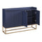 TREXM Modern Sideboard Elegant Buffet Cabinet with Large Storage Space for Dining Room, Entryway (Navy) - Supfirm