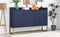 TREXM Modern Sideboard Elegant Buffet Cabinet with Large Storage Space for Dining Room, Entryway (Navy) - Supfirm