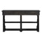 TREXM Retro Console Table/Sideboard with Ample Storage, Open Shelves and Drawers for Entrance, Dinning Room, Living Room (Antique Black) - Supfirm