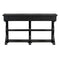 TREXM Retro Console Table/Sideboard with Ample Storage, Open Shelves and Drawers for Entrance, Dinning Room, Living Room (Antique Black) - Supfirm