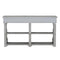 TREXM Retro Console Table/Sideboard with Ample Storage, Open Shelves and Drawers for Entrance, Dinning Room, Living Room (Antique Gray) - Supfirm