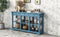 TREXM Retro Console Table/Sideboard with Ample Storage, Open Shelves and Drawers for Living Room (Navy, OLD SKU: WF298765AAM) - Supfirm