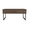 Trumbel Rectangle Lift Top Coffee Table Dark Walnut - Supfirm