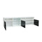 TV Stand High Gloss Doors Modern TV Stand LED(White/Black) - Supfirm