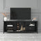 TV Stand Storage Media Console Entertainment Center,Tradition Black - Supfirm