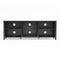 TV Stand Storage Media Console Entertainment Center,Tradition Black - Supfirm