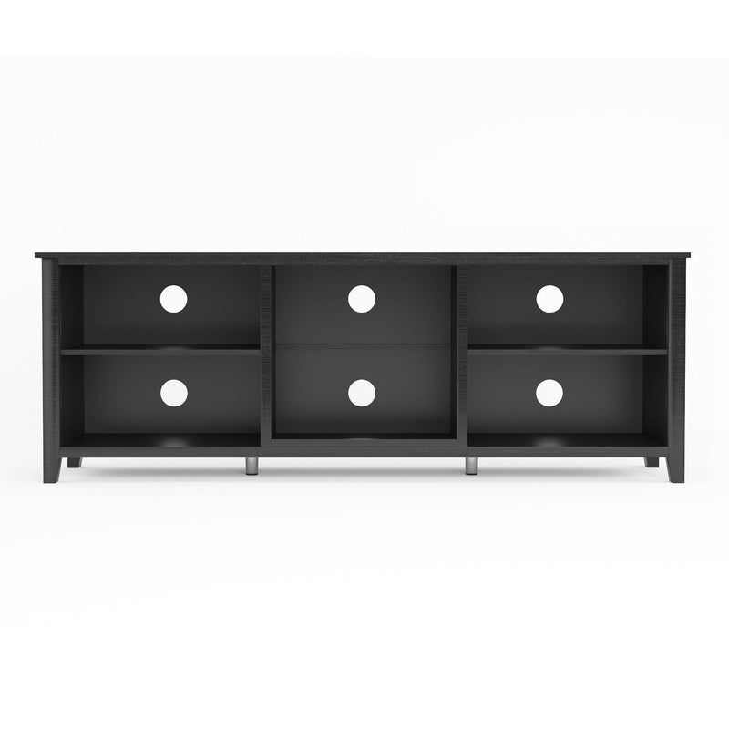 TV Stand Storage Media Console Entertainment Center,Tradition Black - Supfirm