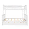 Twin-Over-Full Bunk Bed with Ladders and Two Storage Drawers (White){old sku:LT000165AAK} - Supfirm