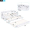 Twin XL Wood Daybed with 2 Trundles, 3 Storage Cubbies, 1 Light for Free and USB Charging Design, White - Supfirm