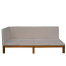 Upholstered Daybed/Sofa Bed Frame Twin Size Linen-Beige - Supfirm