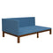 Upholstered Daybed/Sofa Bed Frame Twin Size Linen-Blue - Supfirm