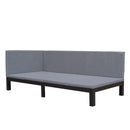 Upholstered Daybed/Sofa Bed Frame Twin Size Linen-Gray - Supfirm